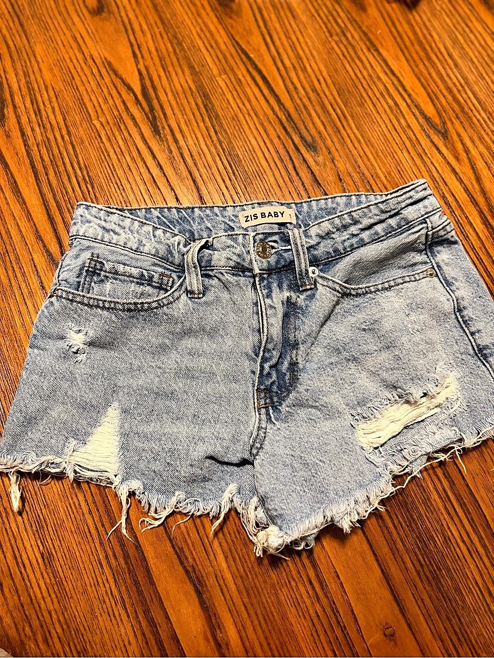 Zis Baby Denim Cutoff Shorts in Blue women’s  Size 1
